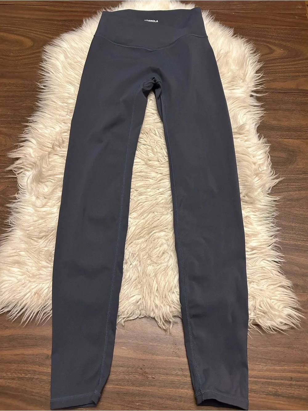 ADANOLA Ultimate Wrap Leggings In Midnight Blue - Picture 6 of 15